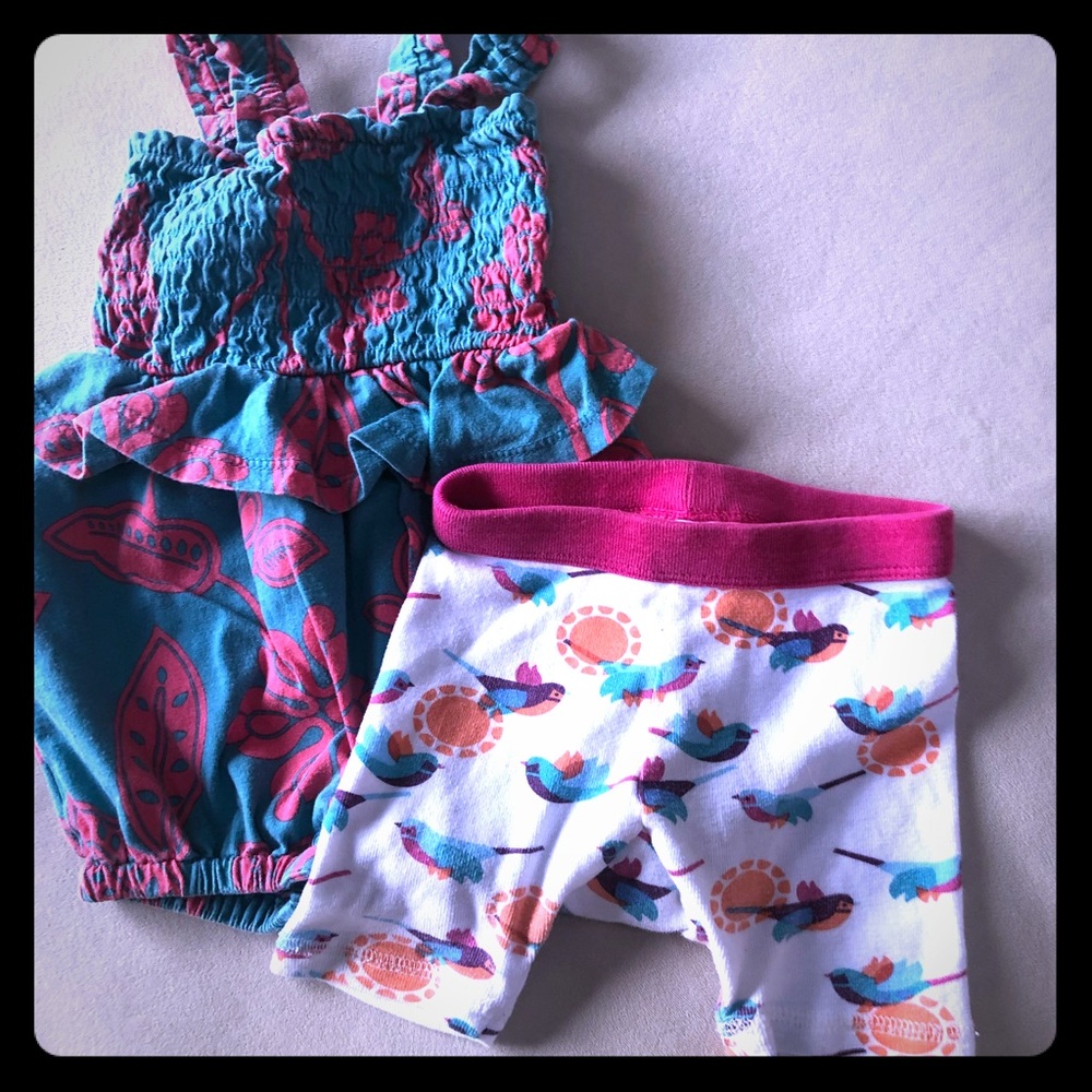 Tea collection Two Pieces Romper and shorts